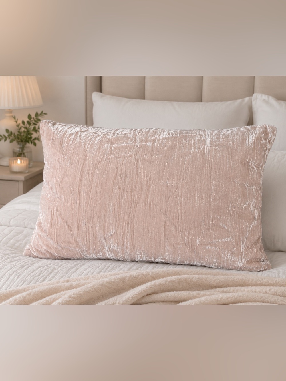 NWT Crushed Velvet Pillow Cover